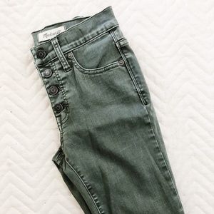 Madewell 9” high rise skinny jean